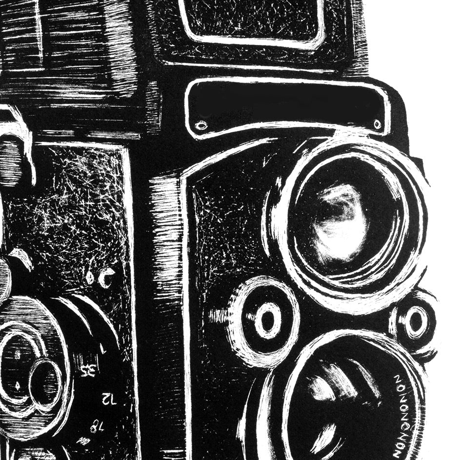 Twin-Lens Reflex Camera (Rolleiflex)